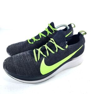 Nike Zoom Fly Flyknit Black Volt Running Shoes Men's Size 11.5 AR4561-003